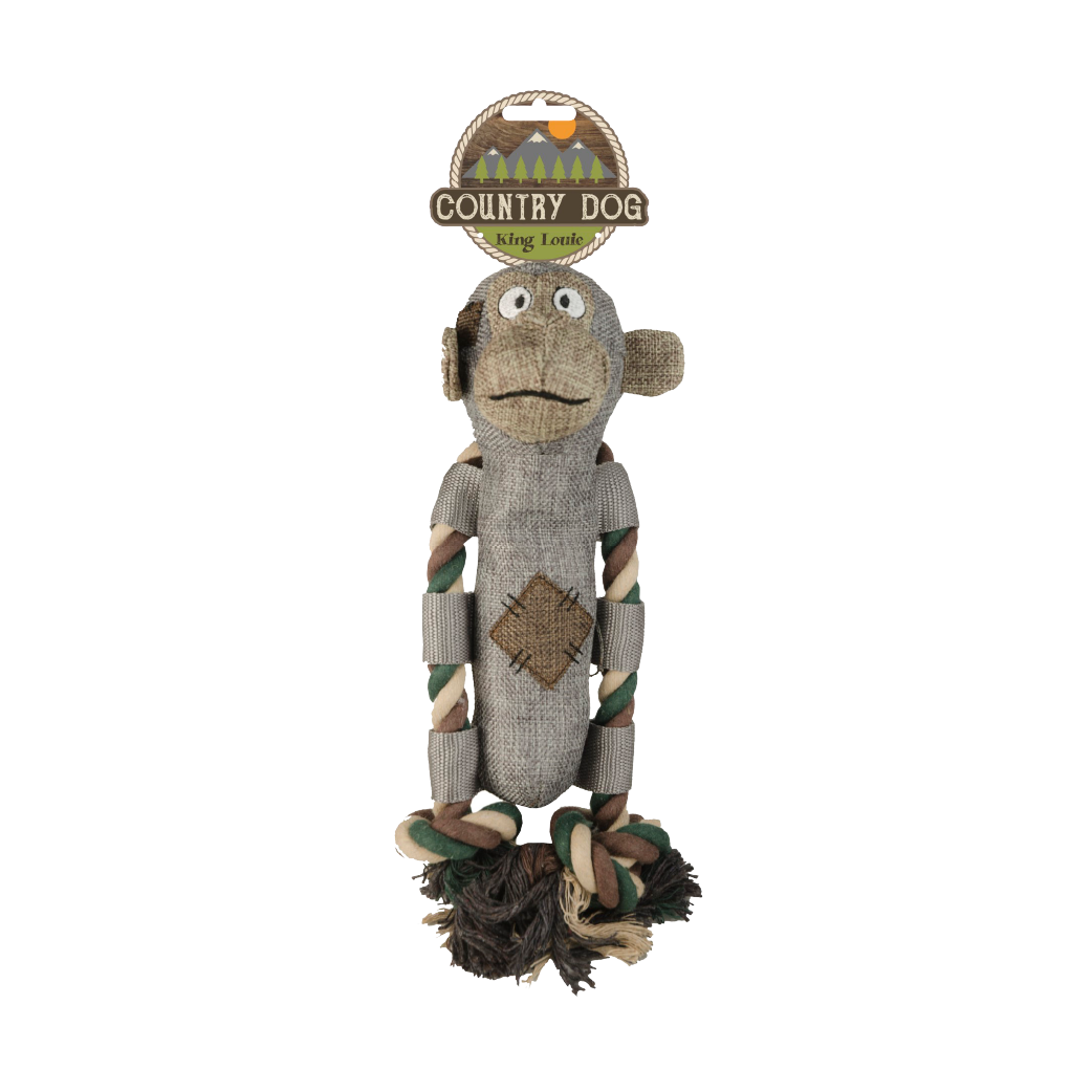 Peluche Country Dog King Louie