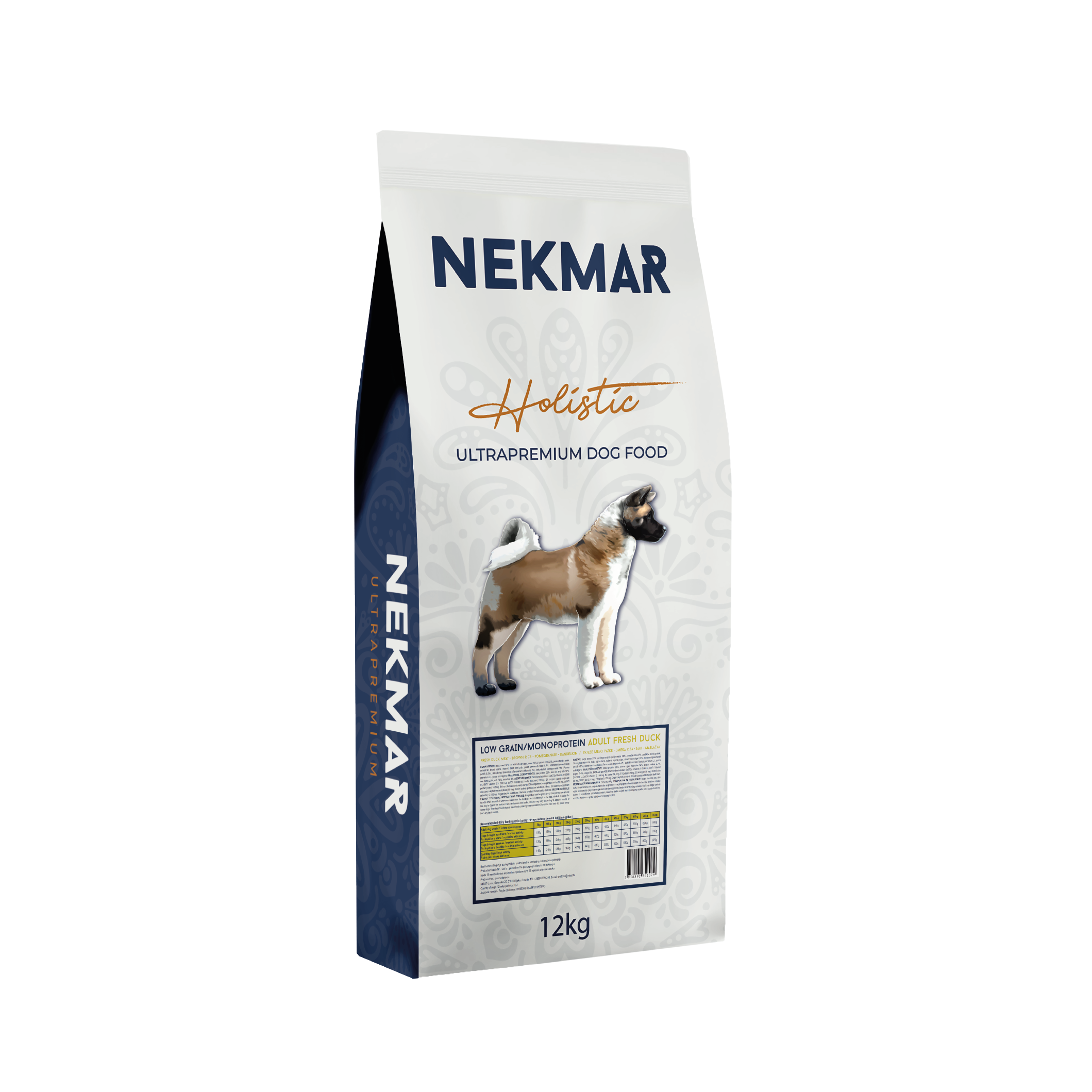Chien Adulte - 12kg - Canard Frais