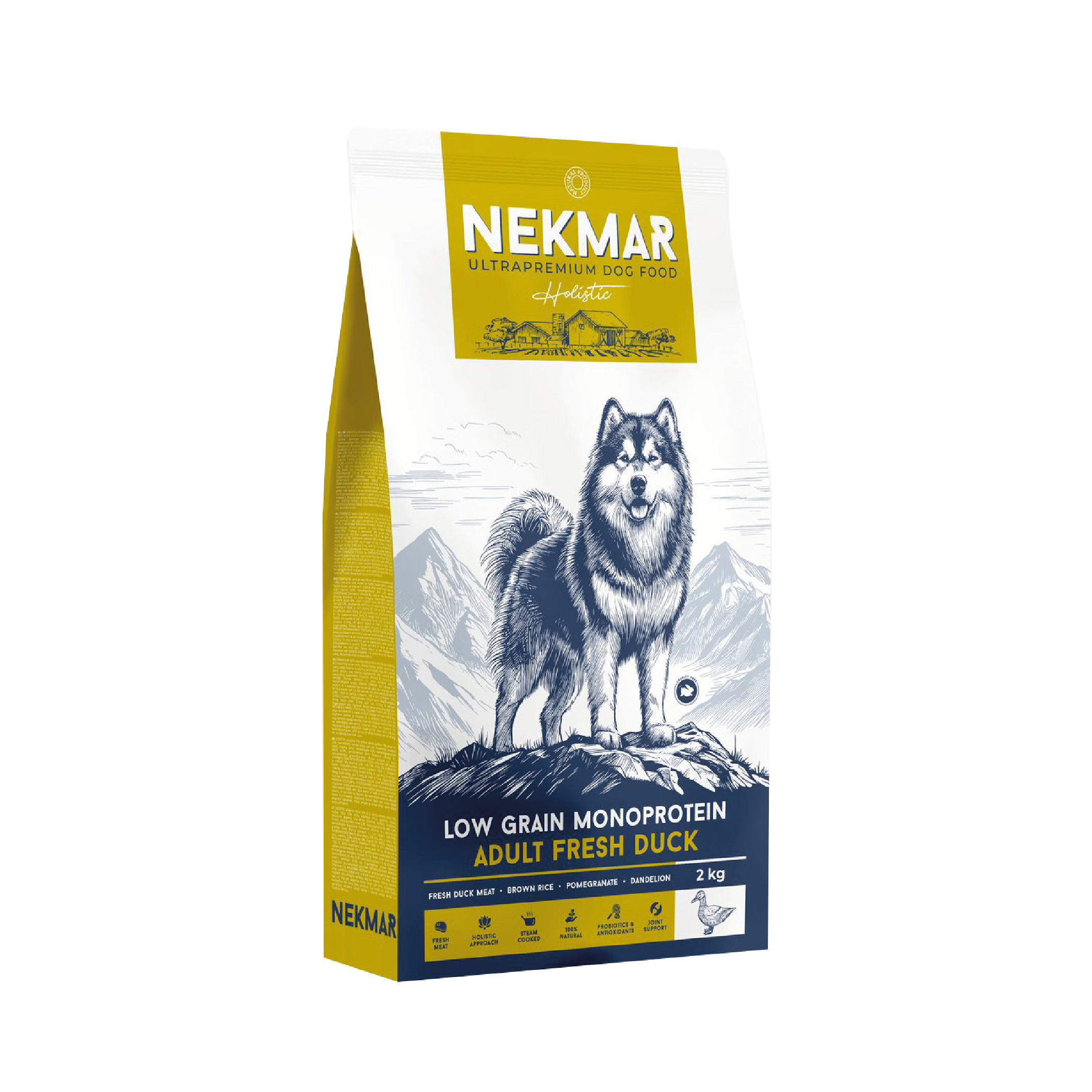 Chien Adulte - 2kg - Canard Frais