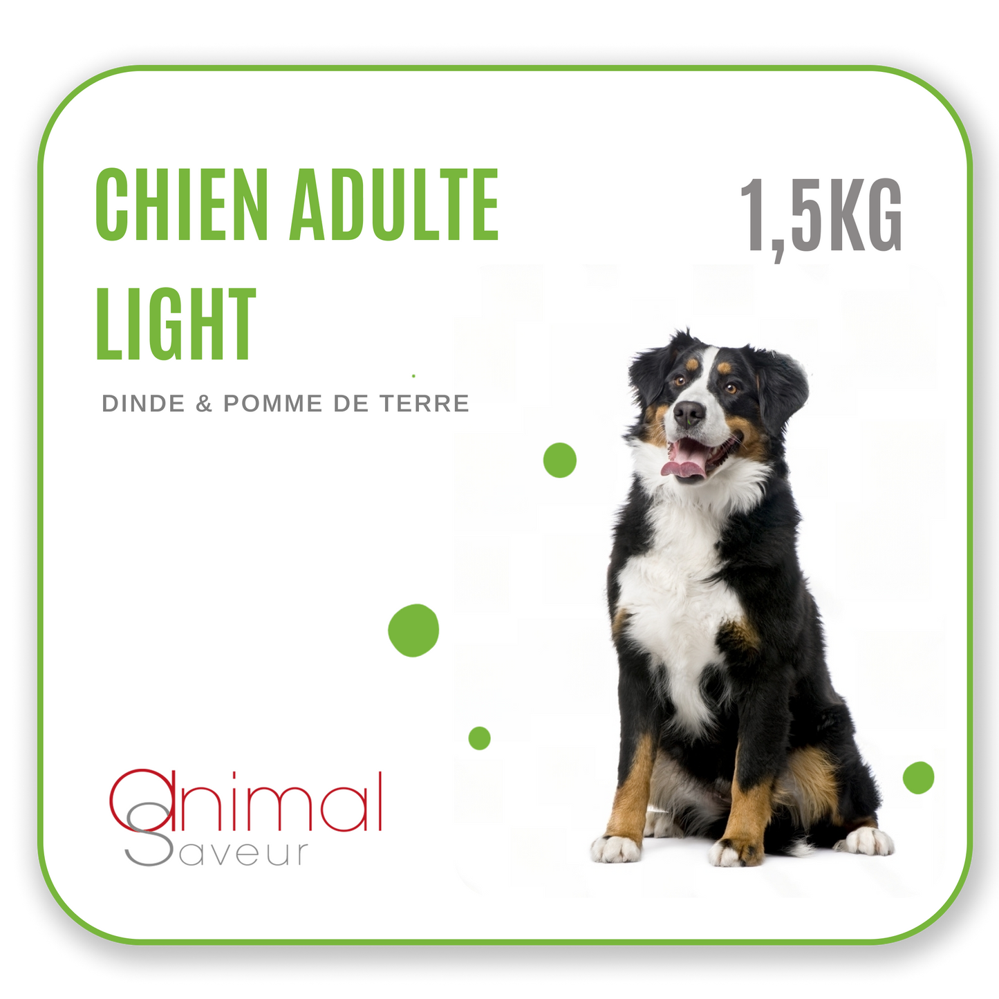 Croquettes Chien Adulte Light 1,5 kg