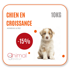 Charger l&#39;image dans la galerie, Croquettes Chien en Croissance 10 kg- Agneau / Riz | Promo -15%
