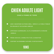Charger l&#39;image dans la galerie, Chien Adulte Préventive Light 10 kg - Dinde / Pommes de Terre
