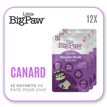 Charger l&#39;image dans la galerie, Little Big Paw Chat 85g Canard - Carton
