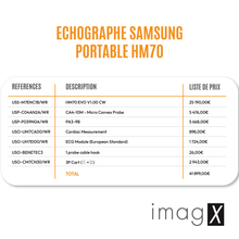 Charger l&#39;image dans la galerie, Échographe portable Samsung HM70 | Promo -20%
