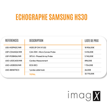 Charger l&#39;image dans la galerie, Échographe Samsung HS30 | Promo de -30%
