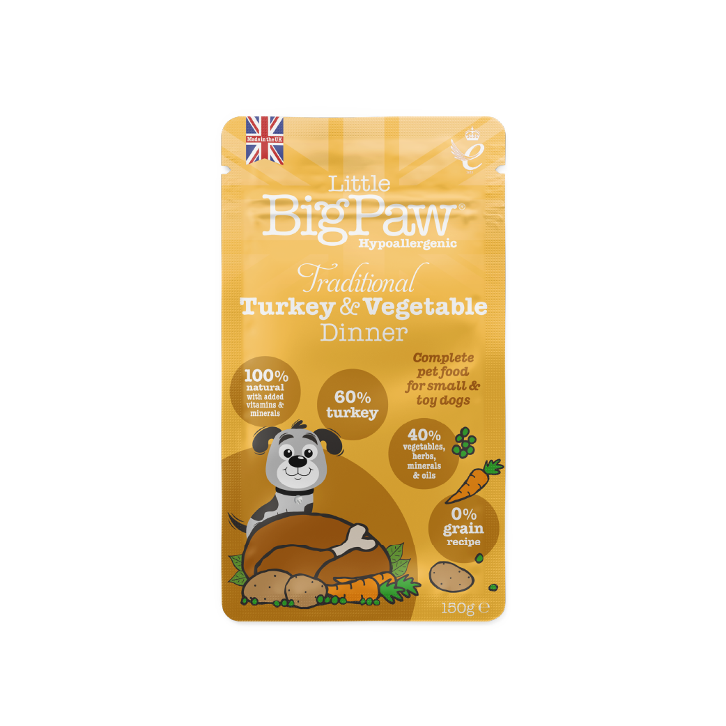 Pâté pour chien à la dinde • 8 x 150gr