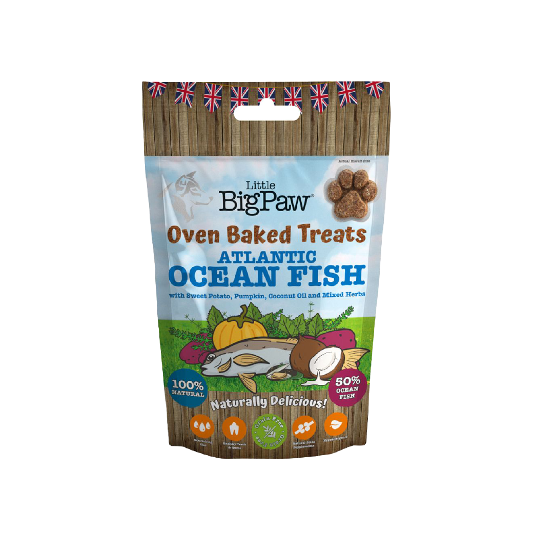 Biscuits pour chien au Poisson • Carton de 9 x 130gr