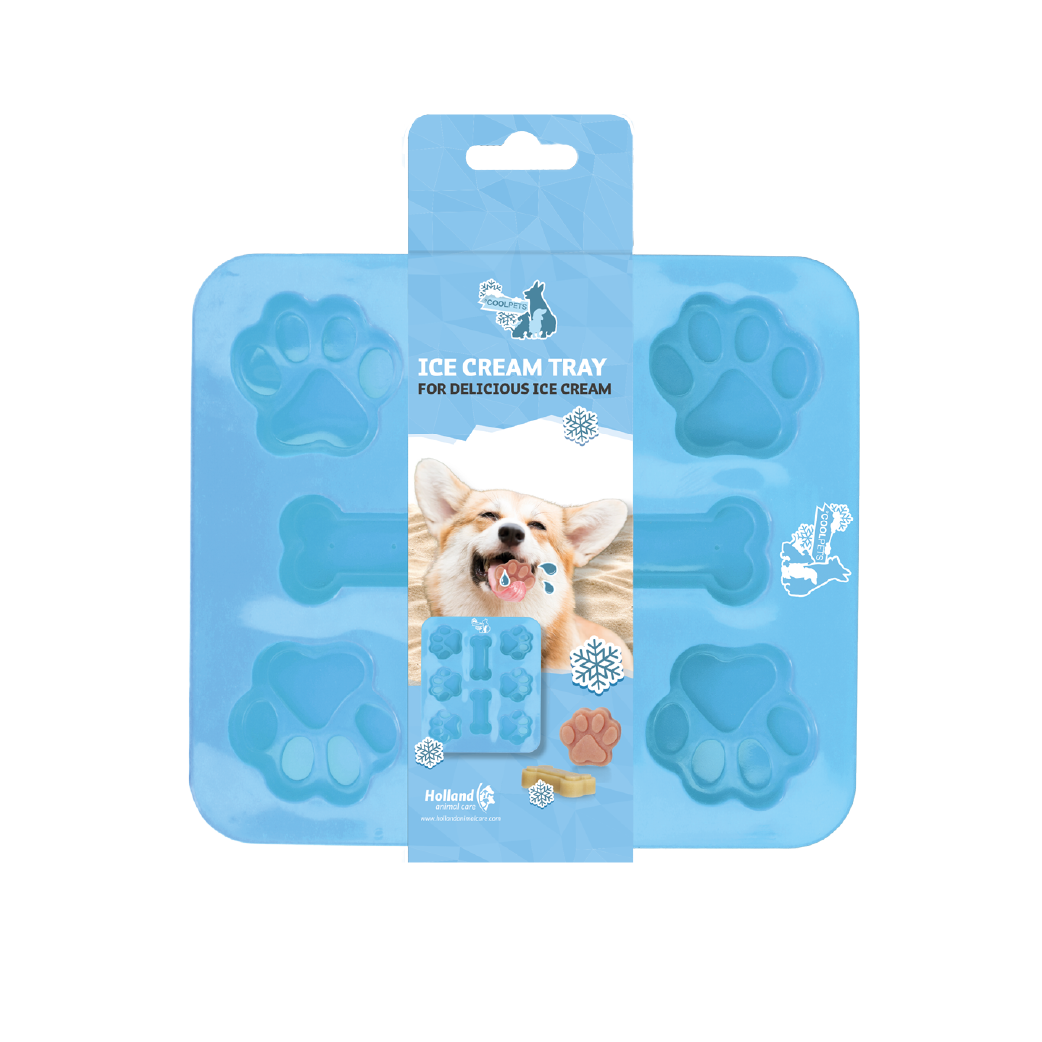Bac à glaçons pour chien